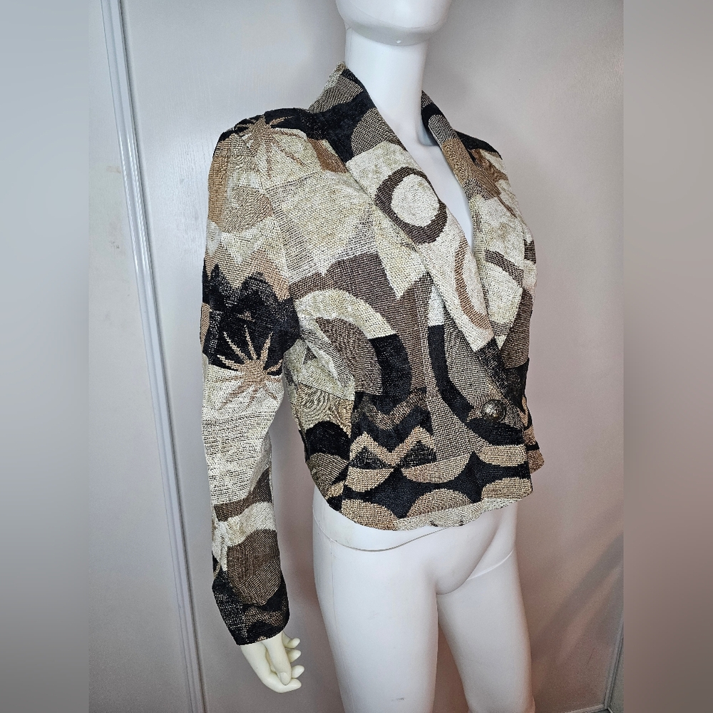 Exposure VTG Women's Abstract Patterned Jacket Size M - Picture 7 of 8